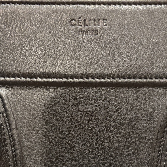 Celine Black Leather Tote - Picture 2 of 16